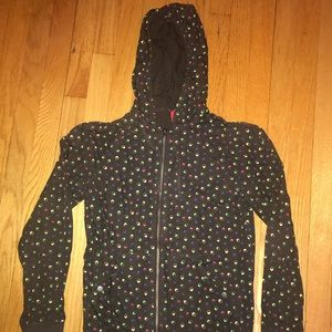 H&M Full Zip Brown Size 6 light Jacket girls junior womens back to school fun